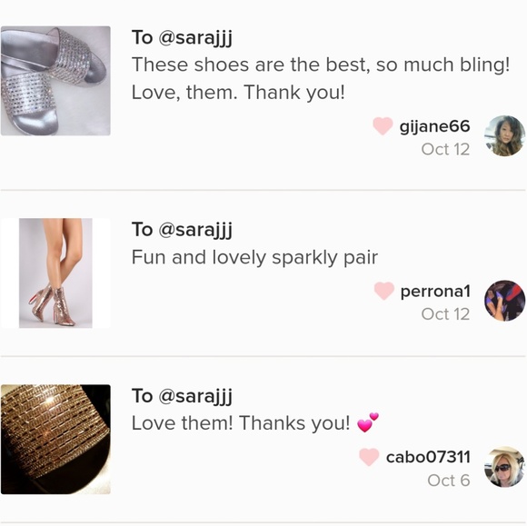 Last Size 6 🖤Silver Swarovsky Rhinestone Sandal - Picture 2 of 8